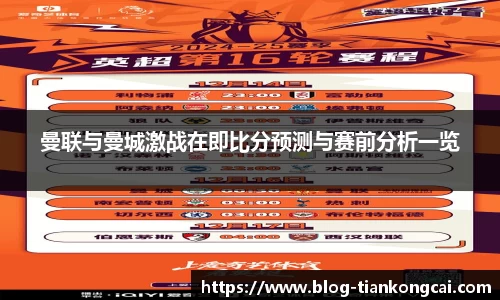 曼联与曼城激战在即比分预测与赛前分析一览